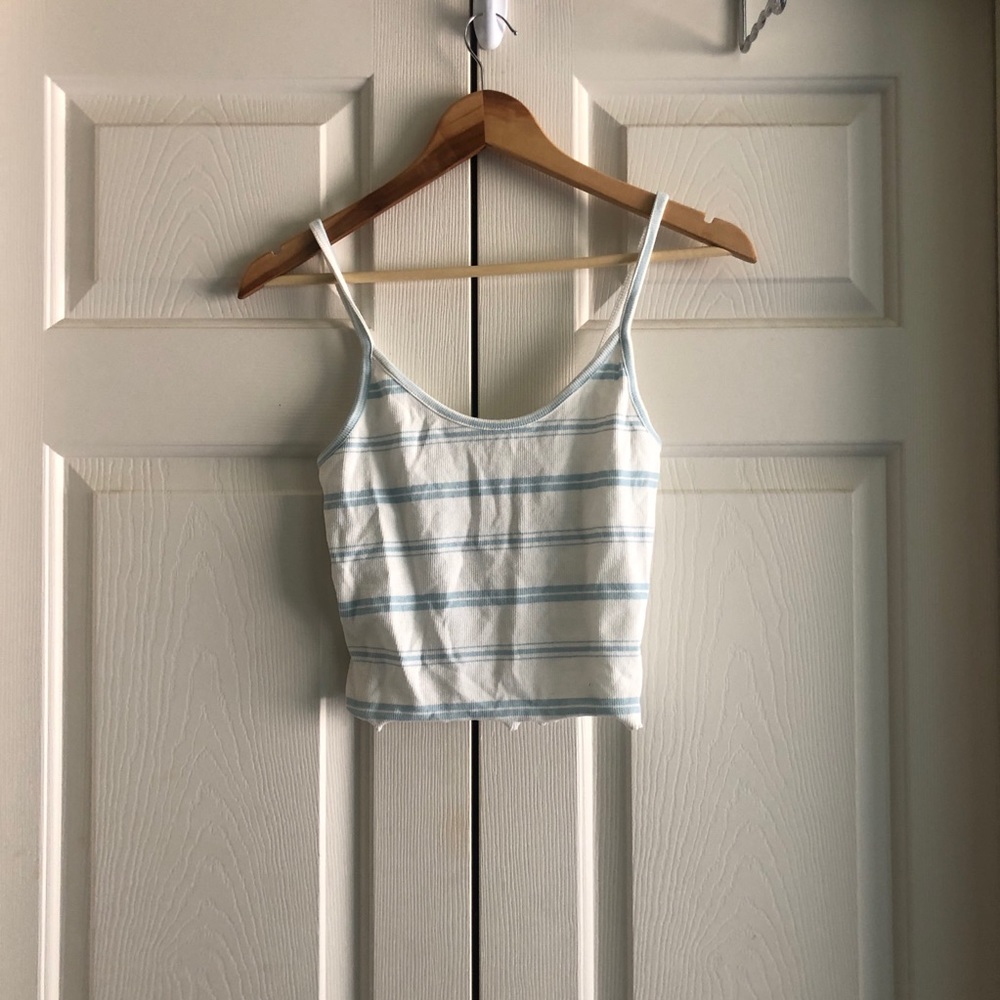 Pac Sun Lettuce Trim Crop Top